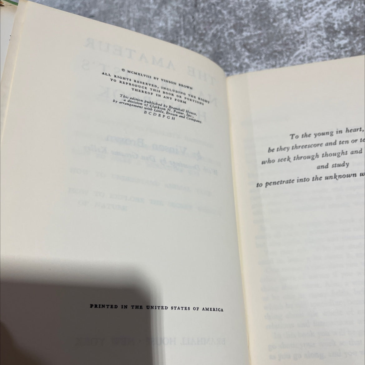 the amateur naturalist's handbook book, by vinson brown, 1948 Hardcover image 3