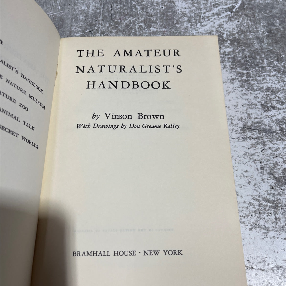 the amateur naturalist's handbook book, by vinson brown, 1948 Hardcover image 2