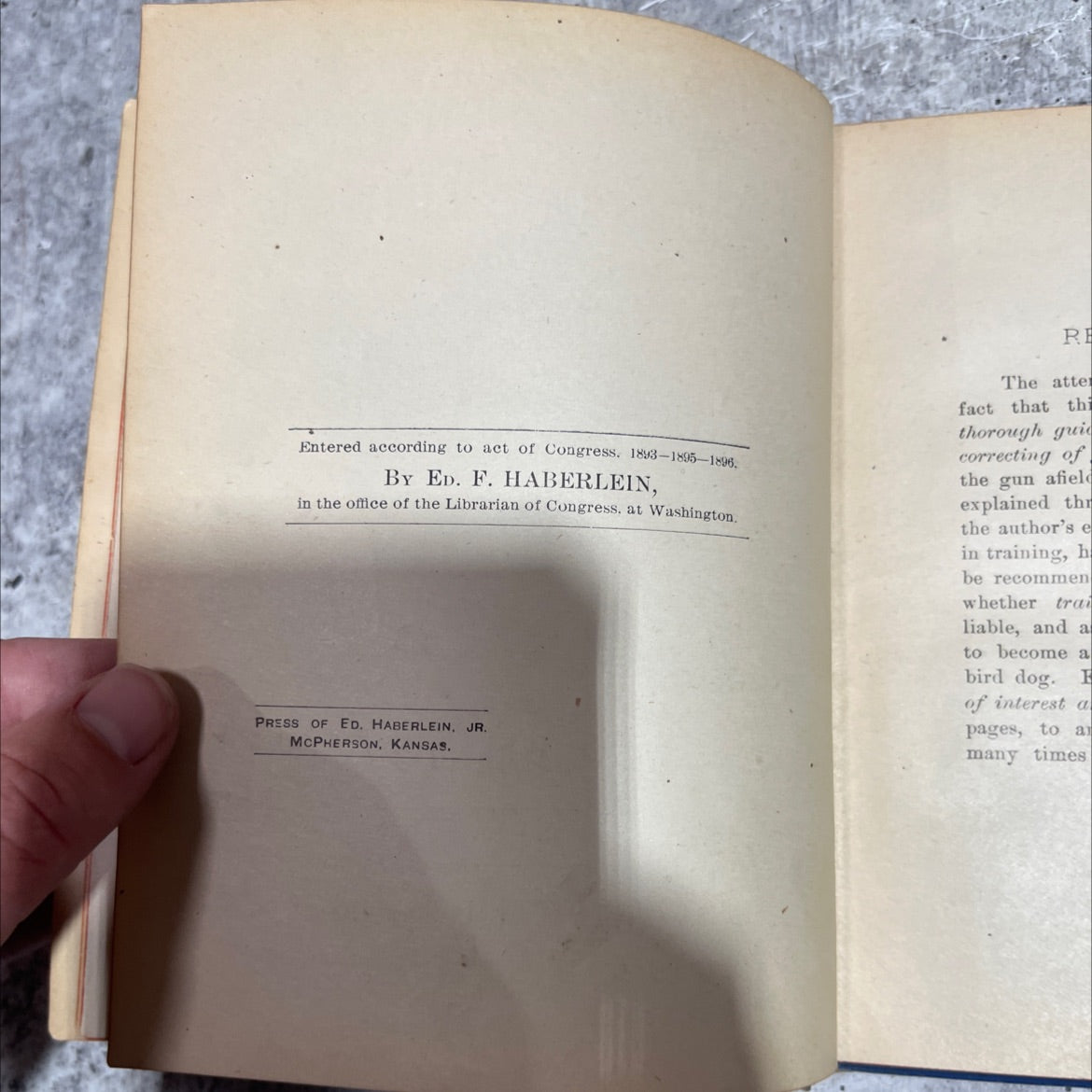 the amateur trainer. force system without the whip book, by ed. f. haberlein, 1902 Hardcover image 3