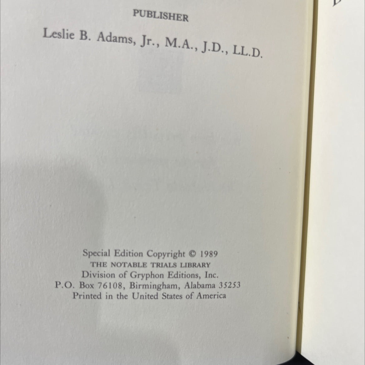 the amazing crime and trial of leopold and loeb book, by maureen mckernan, 1989 Hardcover image 3