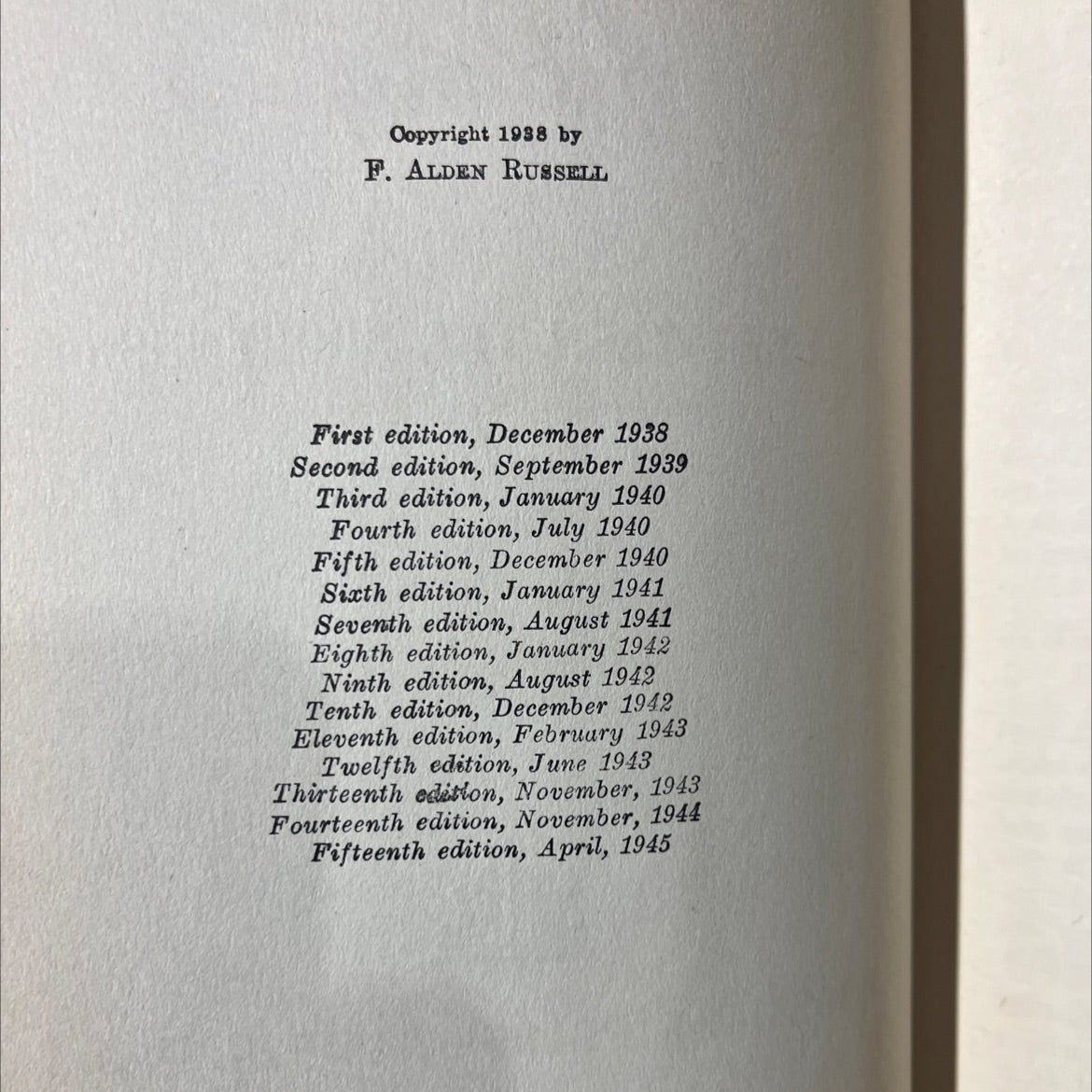 the american album book, by f. alden russell, 1945 Hardcover image 3