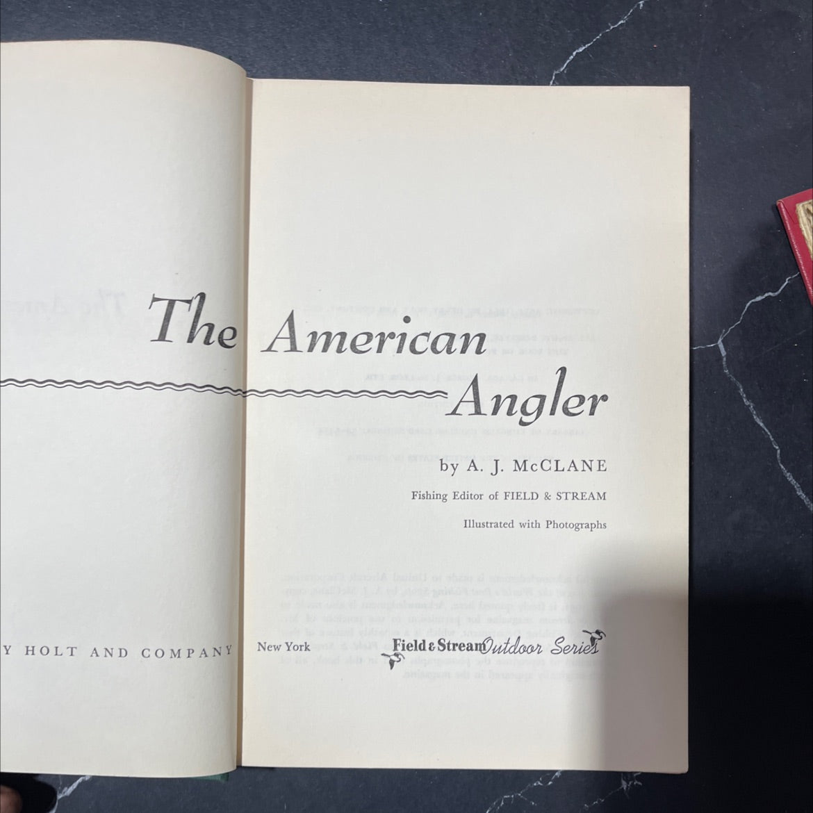 the american angler book, by a. j. mcclane, 1954 Hardcover image 2