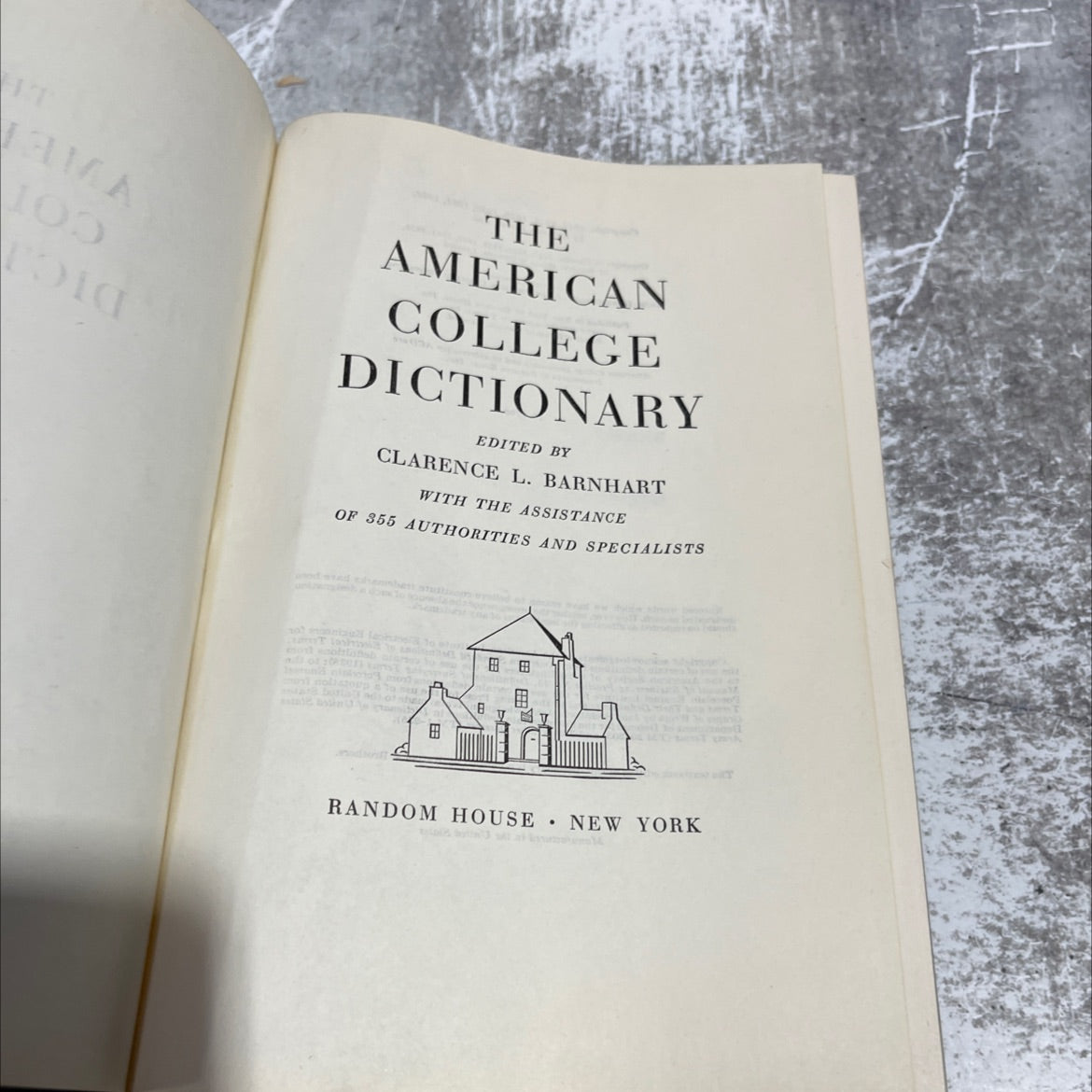 the american college dictionary book, by clarence l. barnhart, 1952 Hardcover image 2