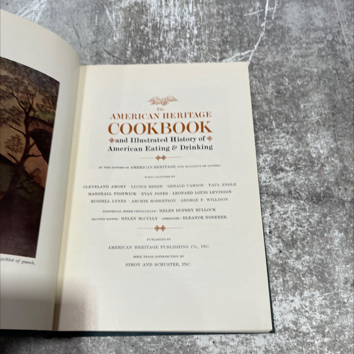 the american heritage cookbook and illustrated history of american eating & drinking book, by the editors of american image 2