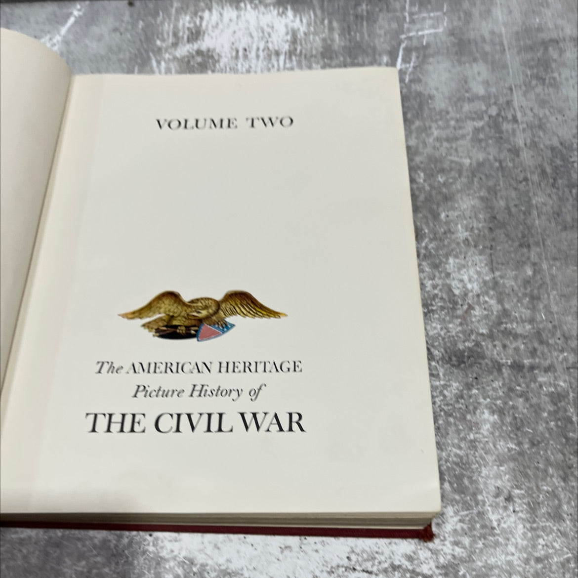 the american heritage picture history of the civil war book, by Oliver Staff, 1960 Hardcover image 2