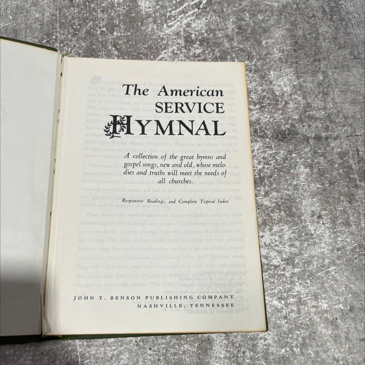 the american service hymnal book, by unknown, 1968 Hardcover image 2
