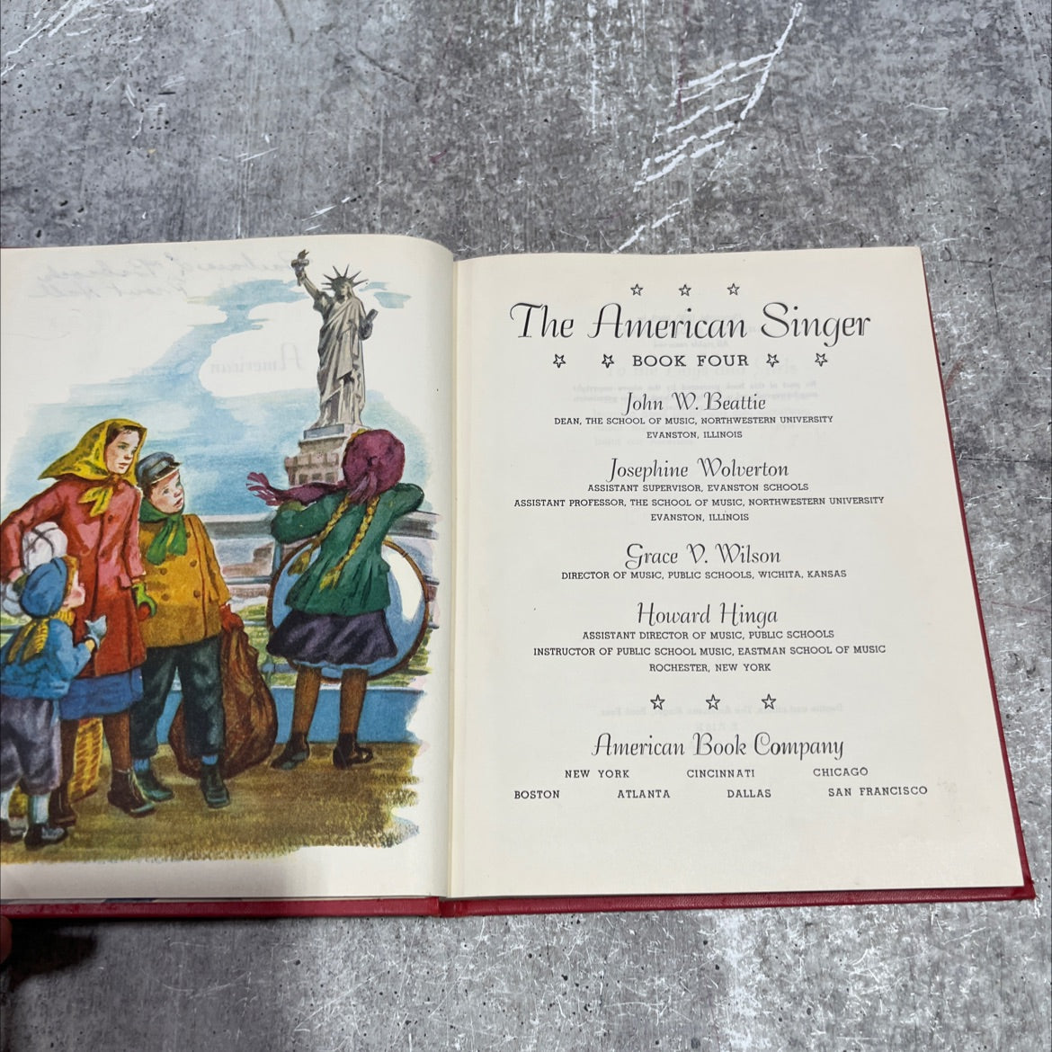 the american singer book four book, by john w. beattie, 1950 Hardcover image 2