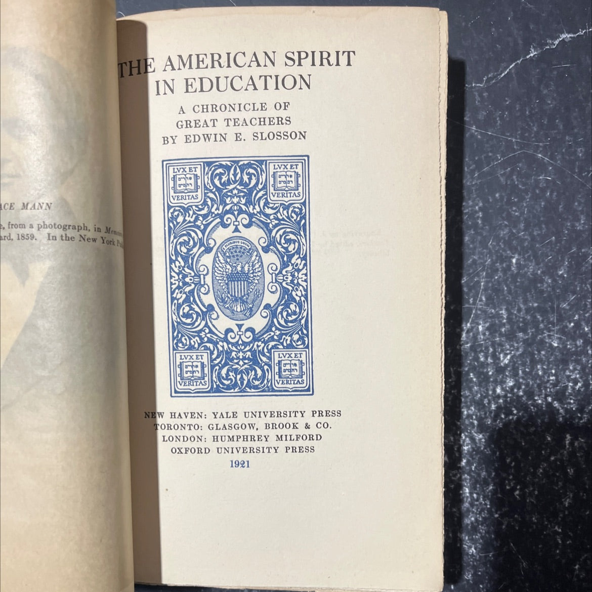 the american spirit in education a chronicle of great teachers book, by edwin e. slosson, 1921 Hardcover image 2