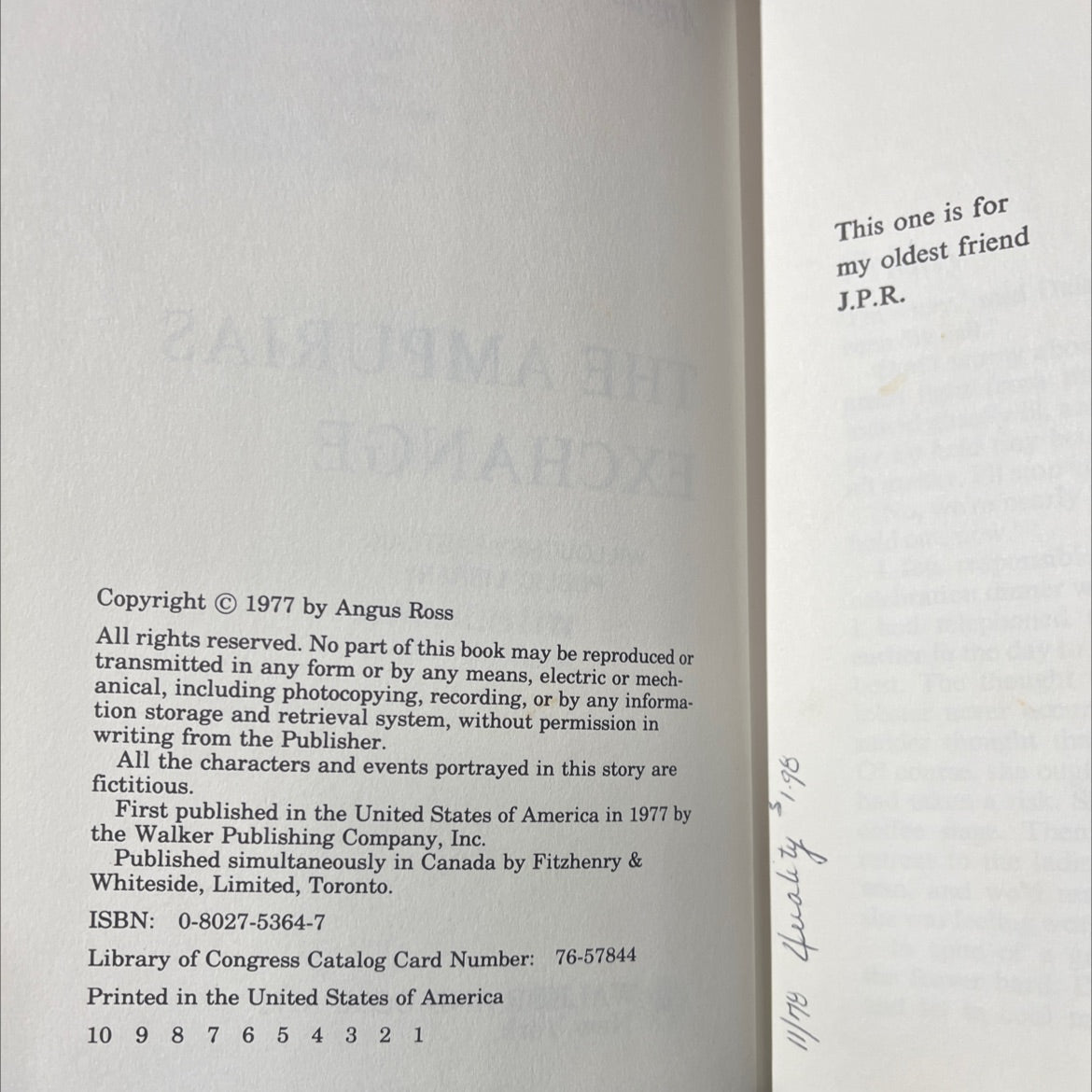 the ampurias book, by Angus Ross, 1977 Hardcover image 3