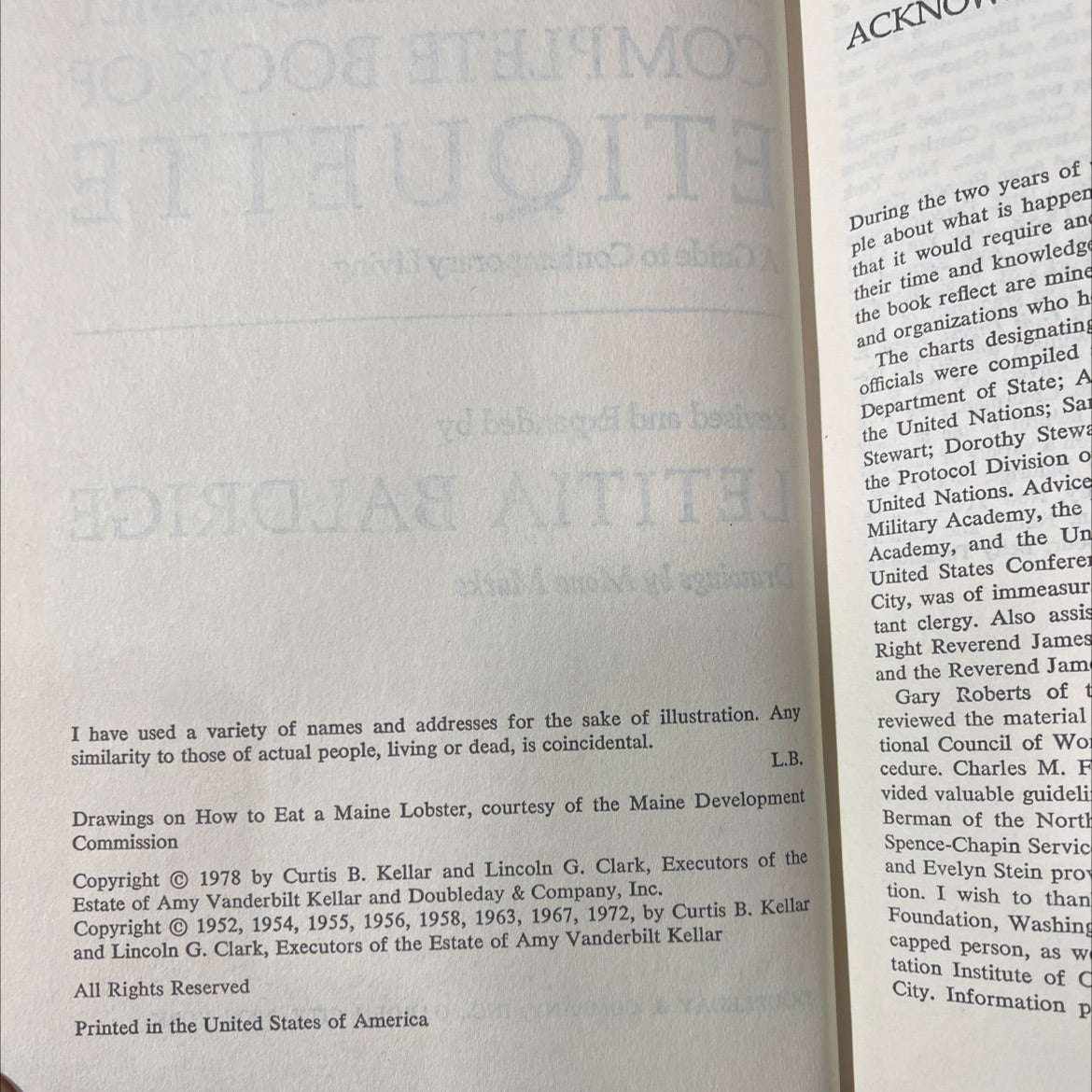 the amy vanderbilt complete book of etiquette a guide to contemporary living revised and expanded book, by letitia image 3