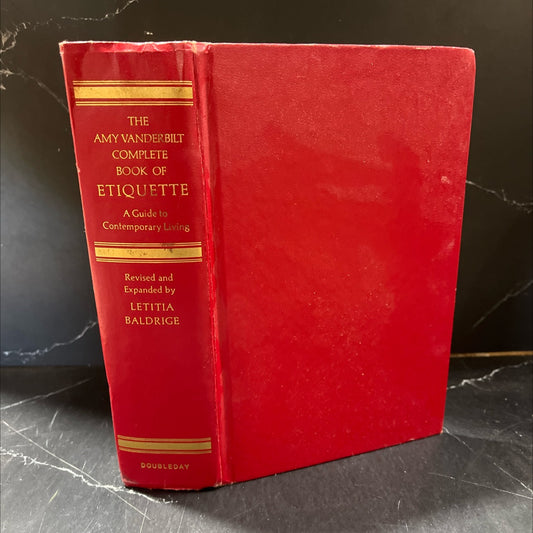 the amy vanderbilt complete book of etiquette a guide to contemporary living revised and expanded book, by letitia image 1