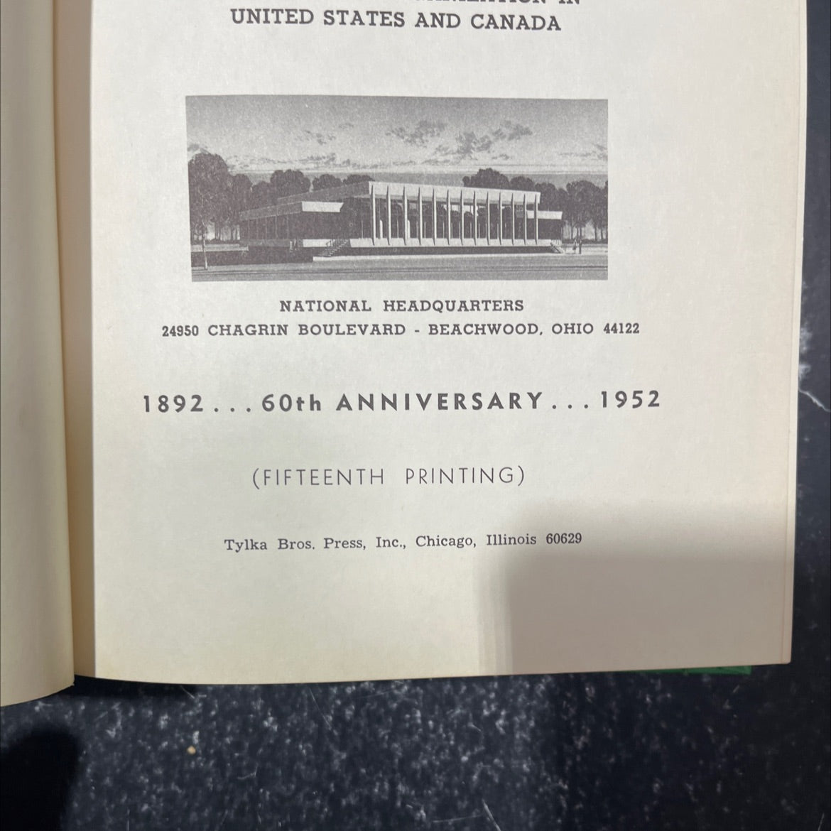 the anniversary slovak-american cook book book, by the first catholic slovak ladies association, 1952 Hardcover image 3