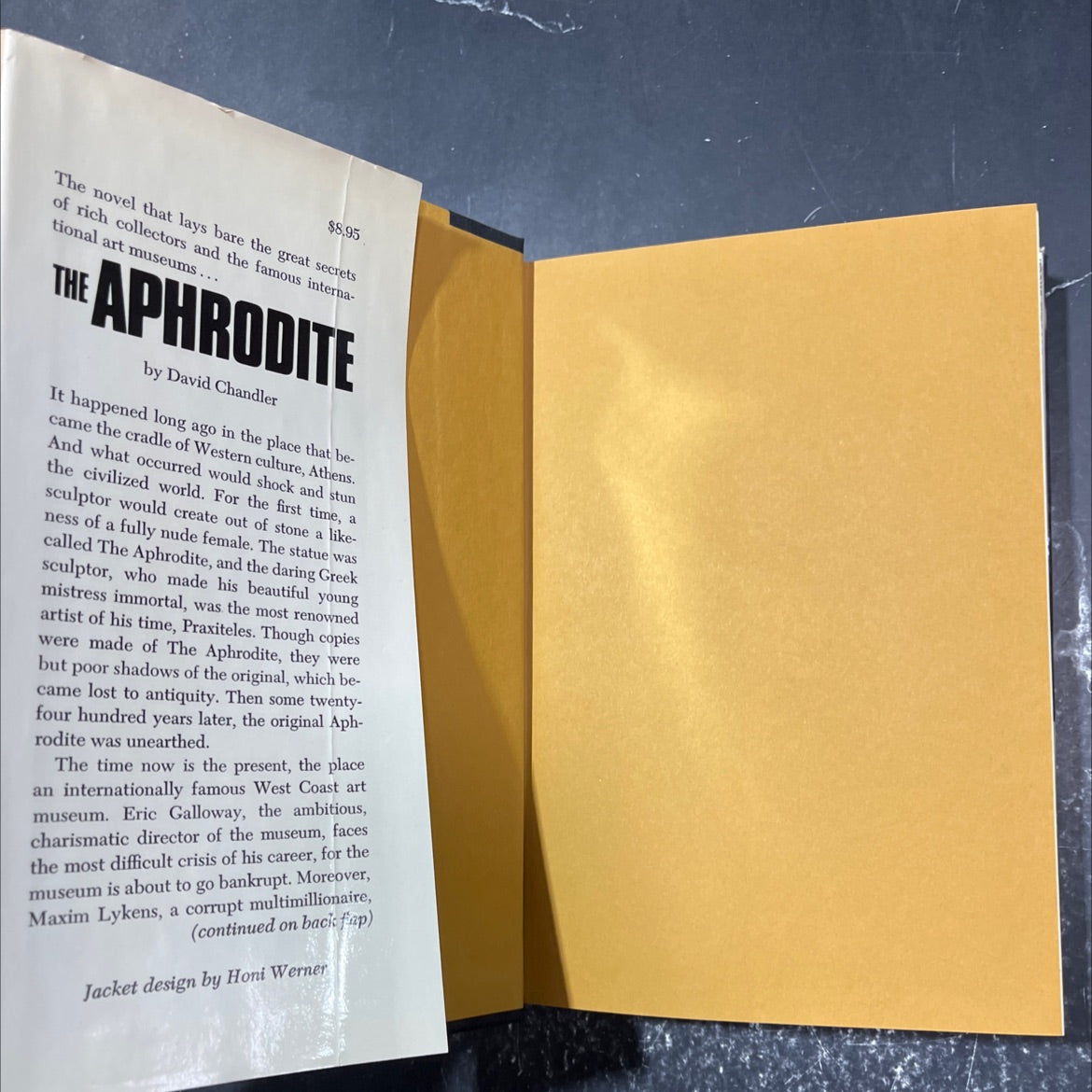the aphrodite book, by david chandler, 1977 Hardcover image 4