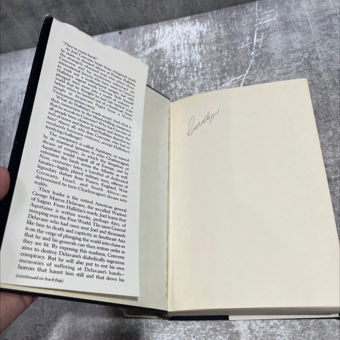 the aquitaine progression book, by Robert Ludlum, 1984 Hardcover image 4