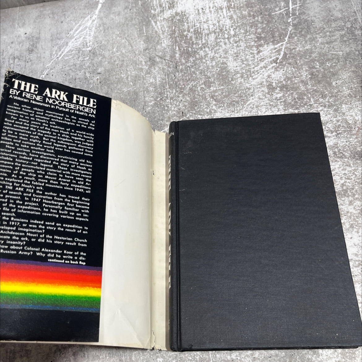 the ark file book, by rene noorbergen, 1974 Hardcover image 4