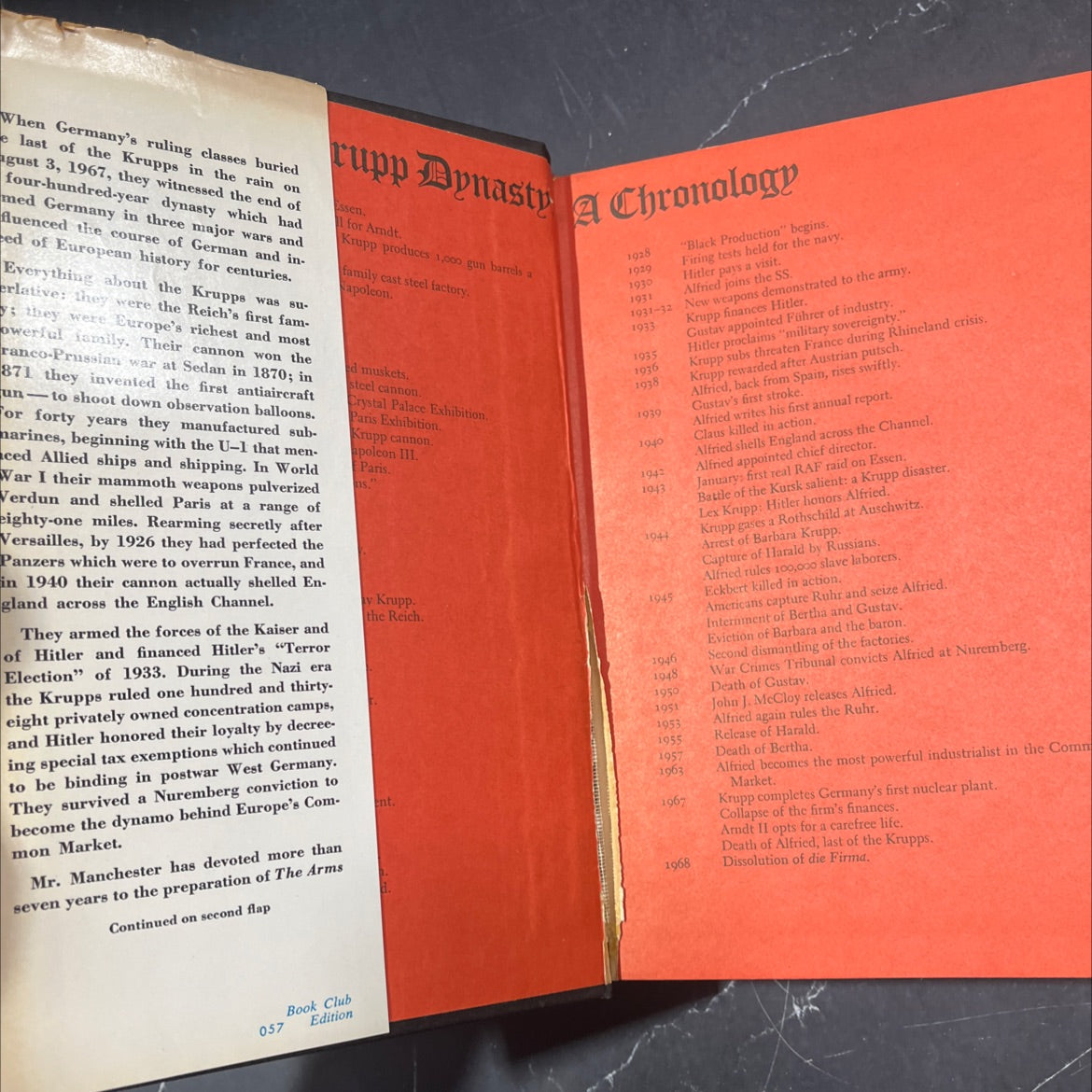 the arms of krupp 1587-1968 book, by william manchester, 1968 Hardcover image 4