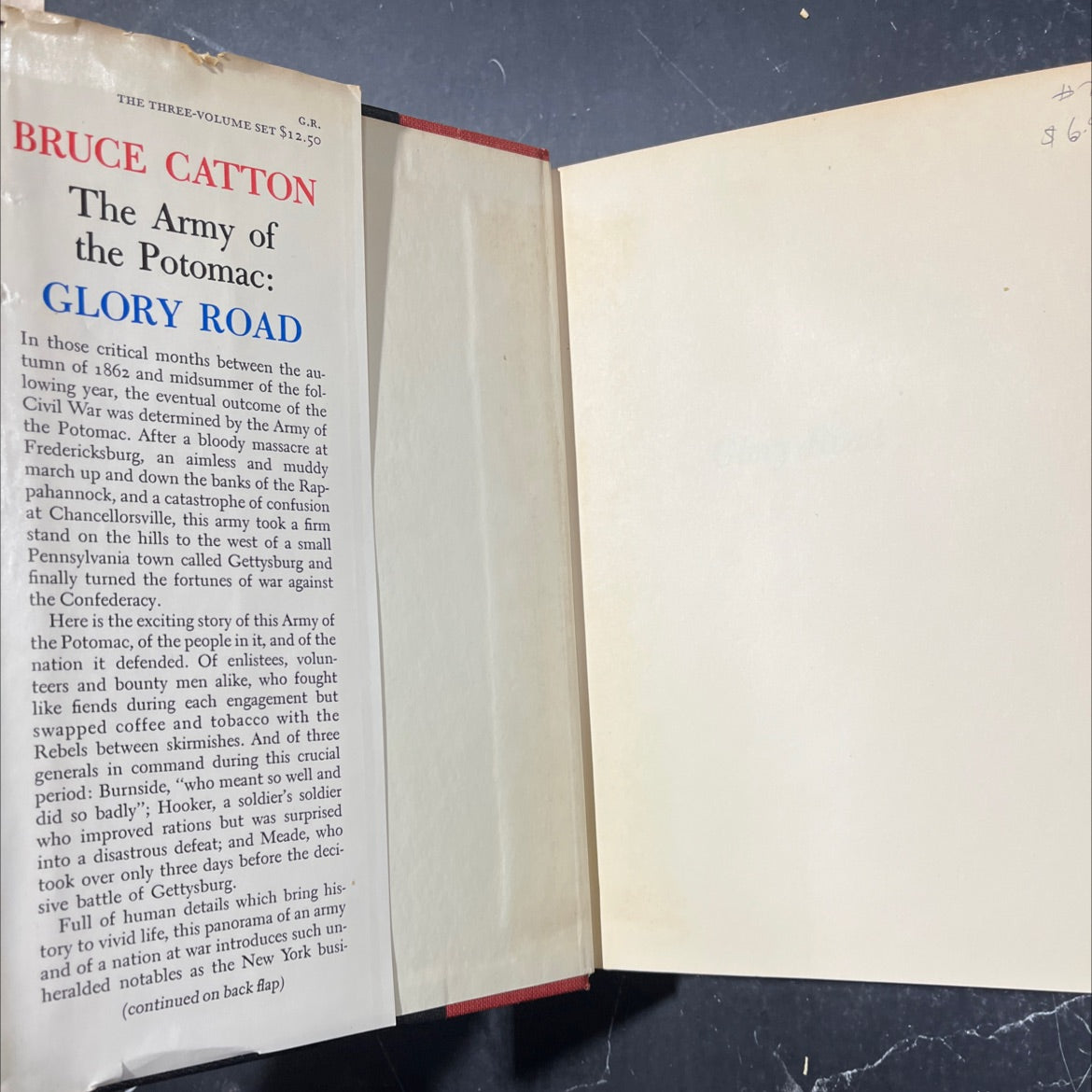 the army of the potomac glory road book, by bruce catton, 1952 Hardcover image 4