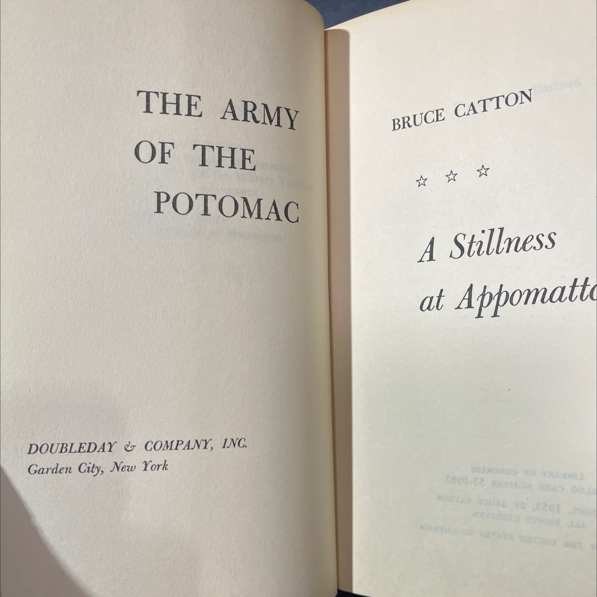 the army of the potomac book, by bruce catton, 1953 Hardcover image 2