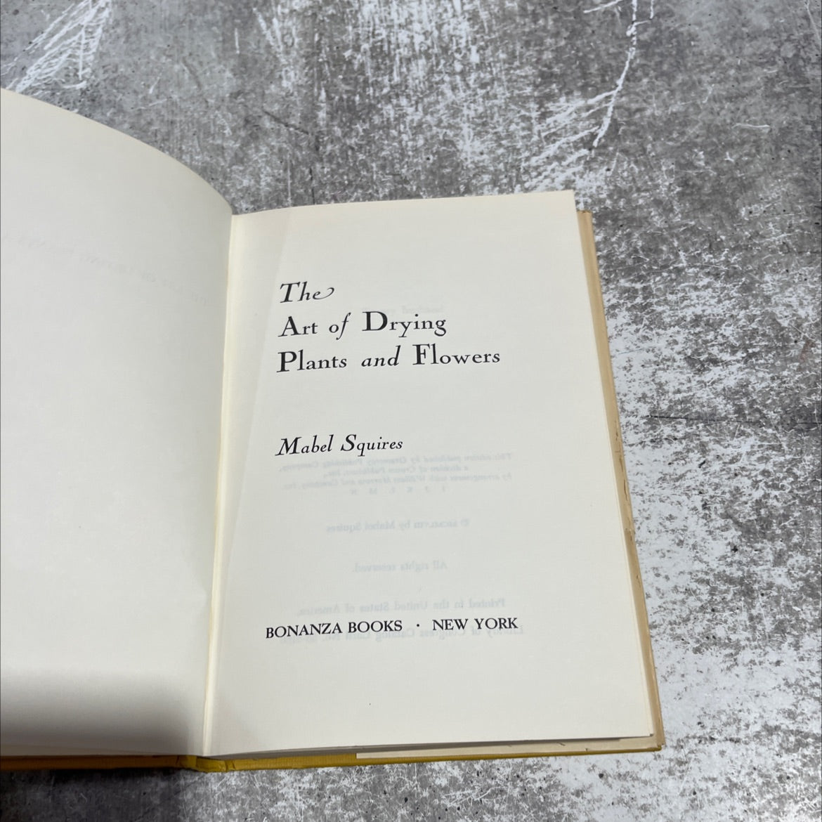 the art of drying plants and flowers book, by Mabel Squires, 1958 Hardcover image 2