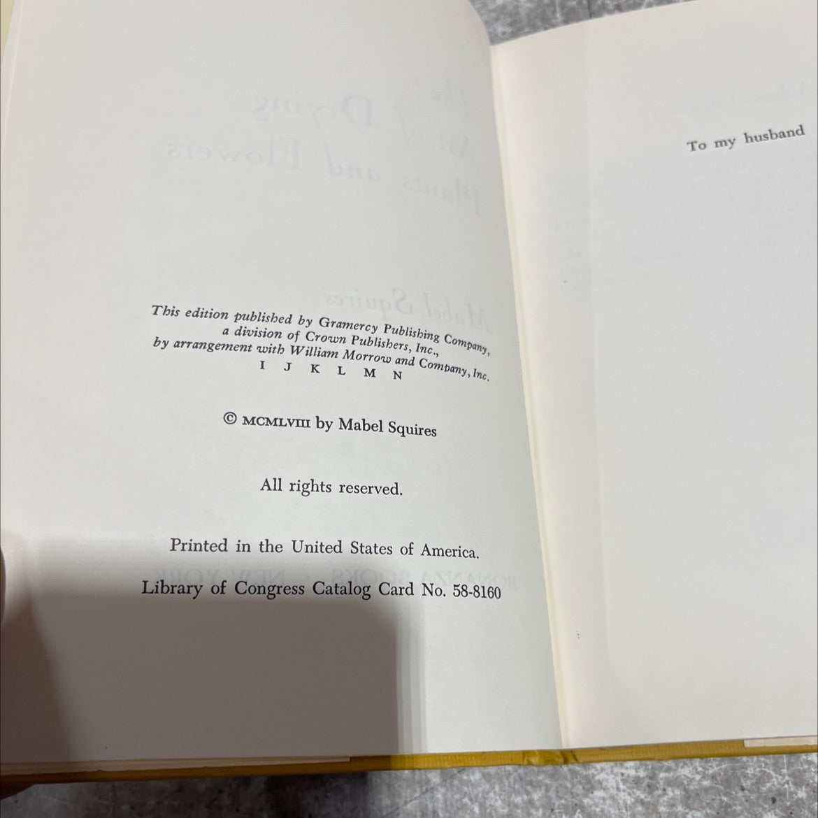the art of drying plants and flowers book, by Mabel Squires, 1958 Hardcover image 3