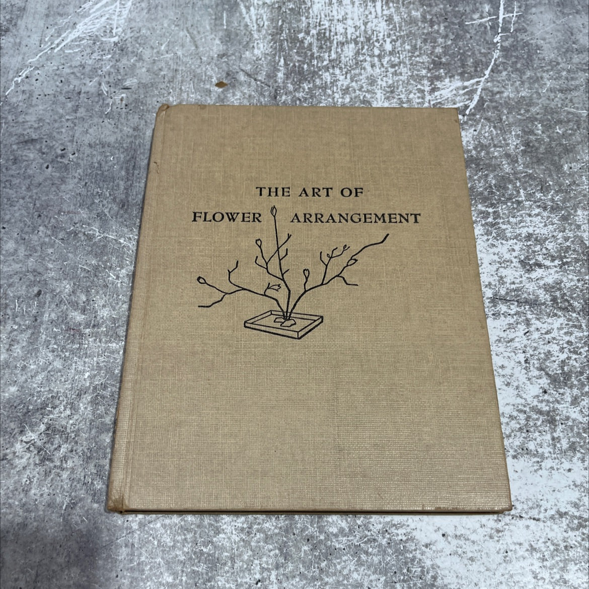 the art of flower arrangement book, by tatsuo ishimoto, 1948 Hardcover image 1