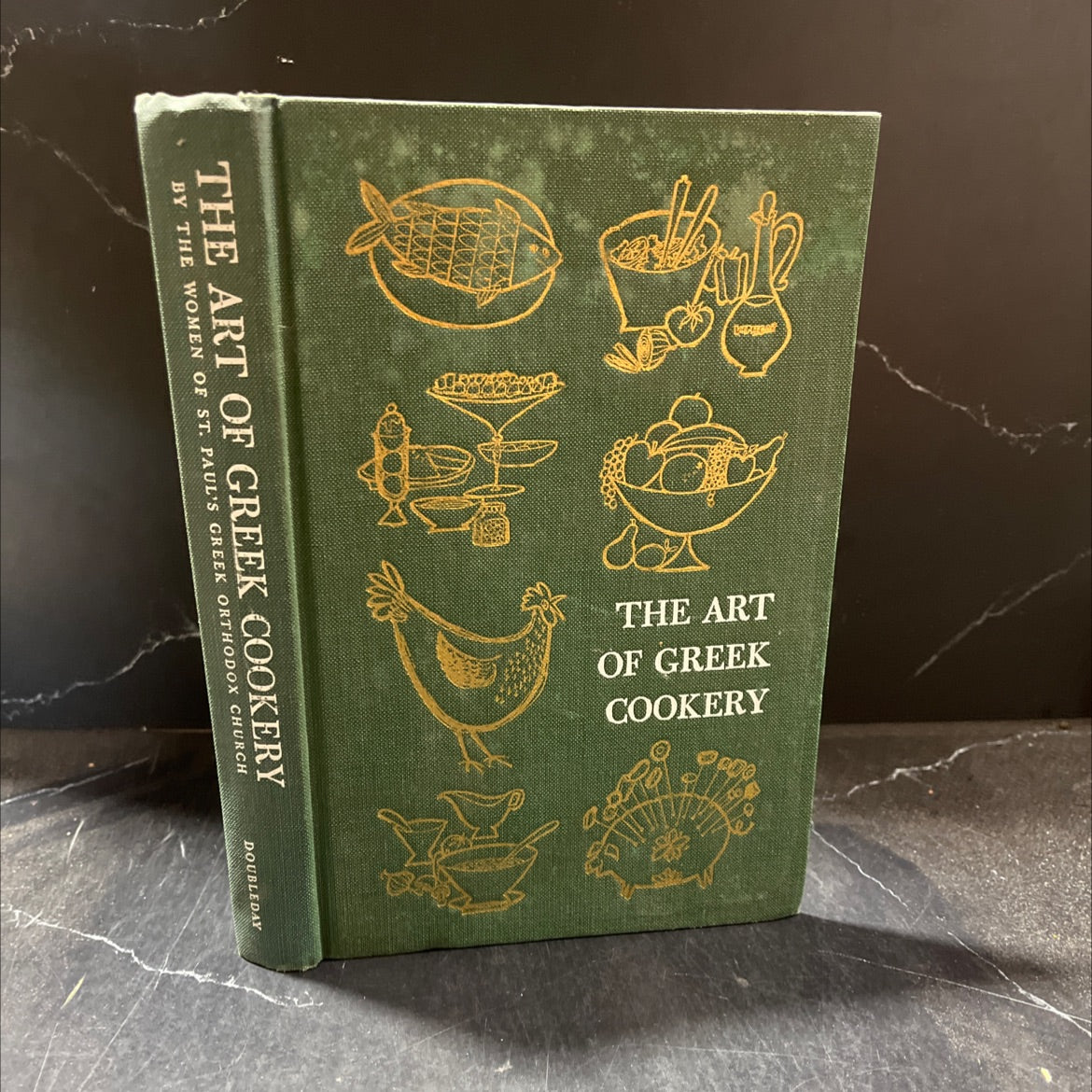 the art of greek cookery based on the grecian gourmet book, by women of st. paul's greek orthodox church, 1963 Hardcover image 1