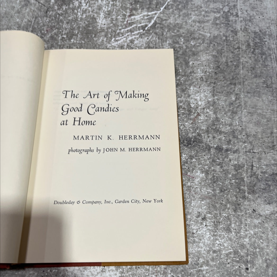 the art of making good candies at home book, by martin k. herrmann, 1966 Hardcover image 2
