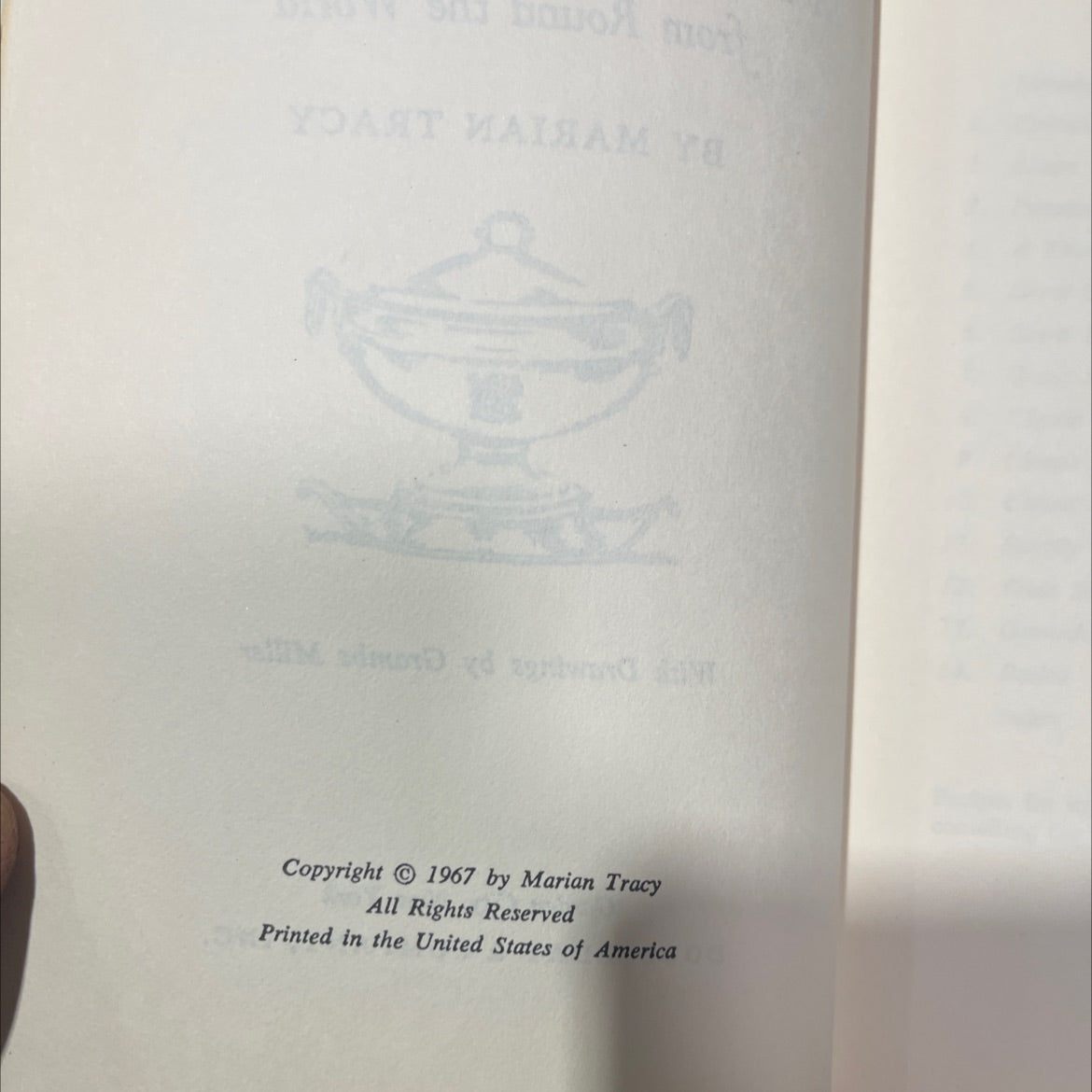 the art of making real soups a delicious collection of recipes from round the world book, by marian tracy, 1967 image 3
