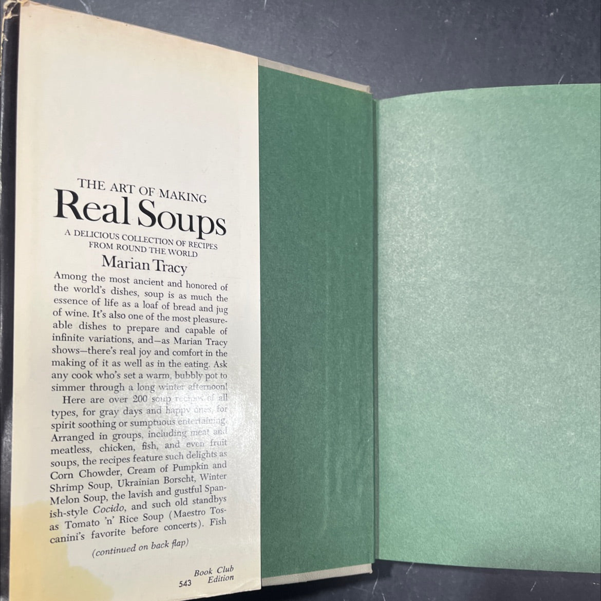 the art of making real soups a delicious collection of recipes from round the world book, by marian tracy, 1967 image 4