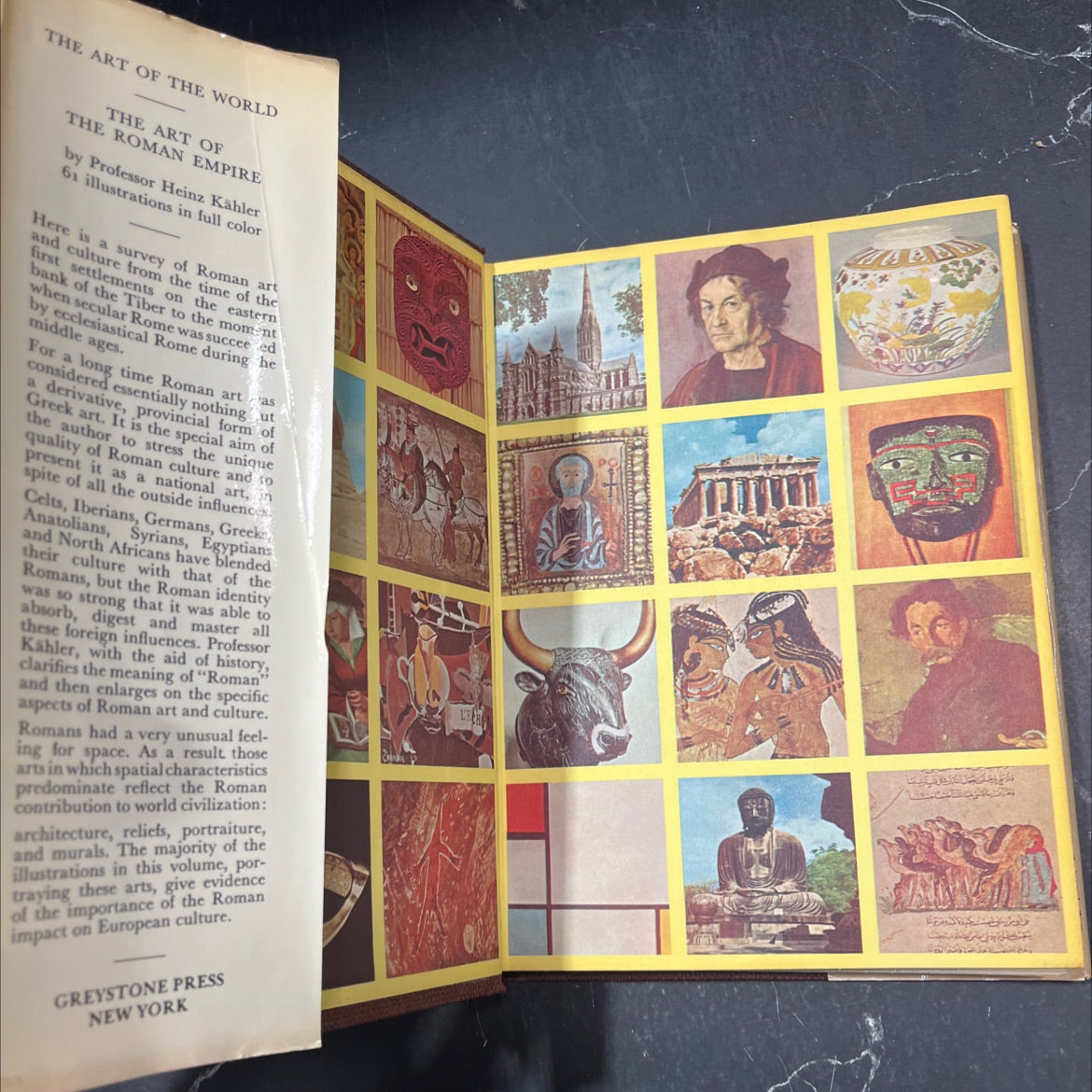 the art of rome and her empire book, by heinz kähler, 1965 Hardcover image 4