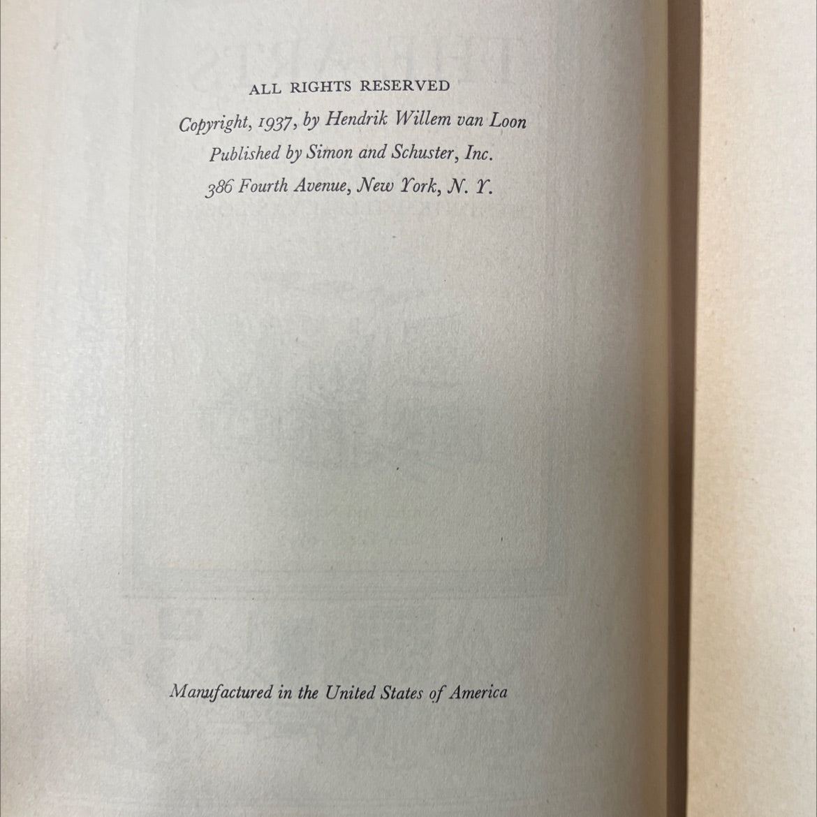 the arts book, by hendrik willem van loon, 1937 Hardcover image 3