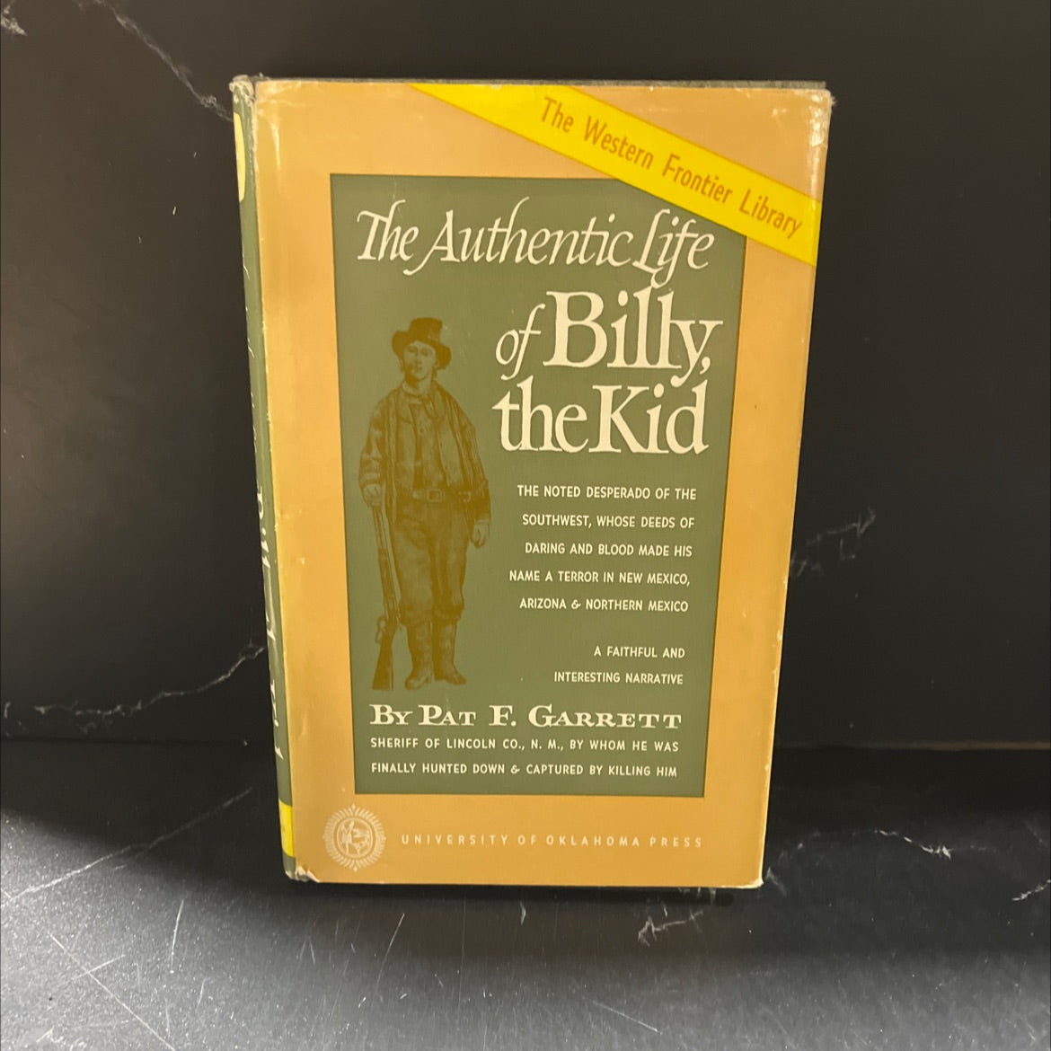 the authentic life of billy, the kid book, by pat f. garrett, 1954 Hardcover image 1