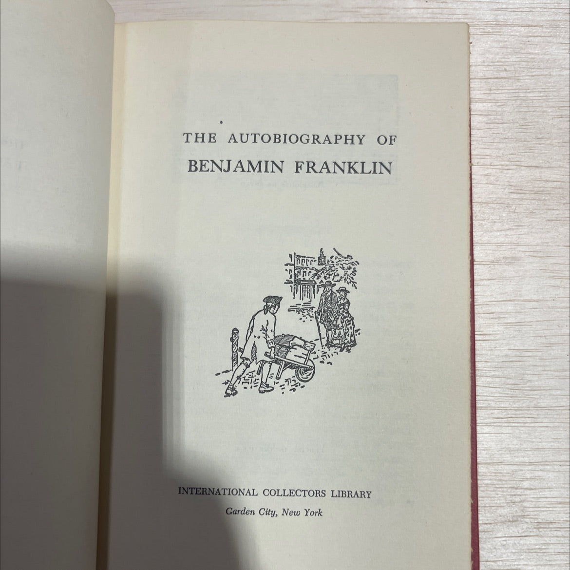 the autobiography of benjamin franklin book, by benjamin franklin, 1923 Hardcover image 2