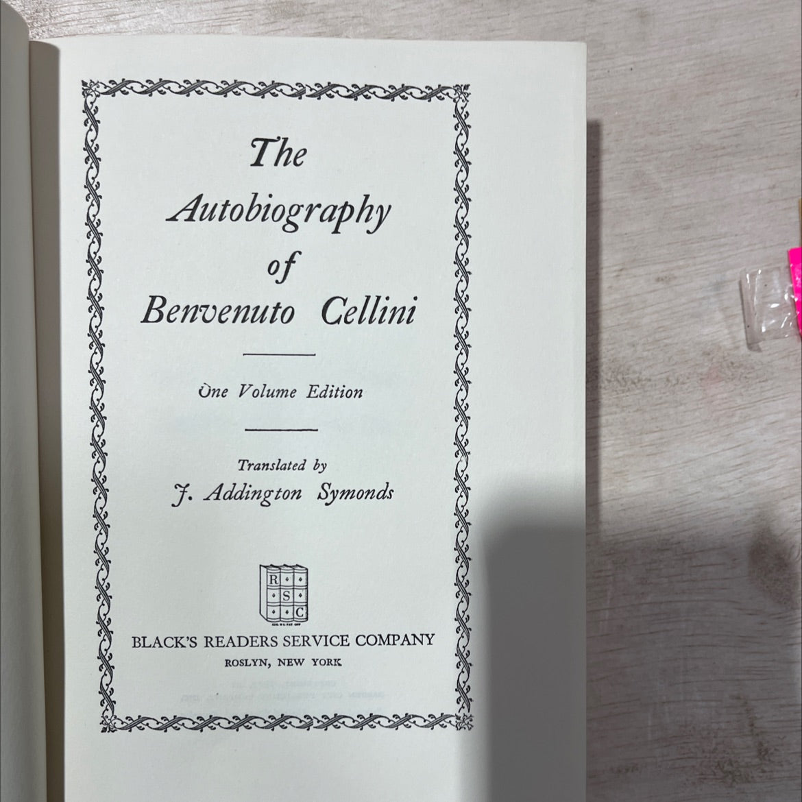 the autobiography of benvenuto cellini book, by benvenuto cellini, 1927 Hardcover, Antique image 2