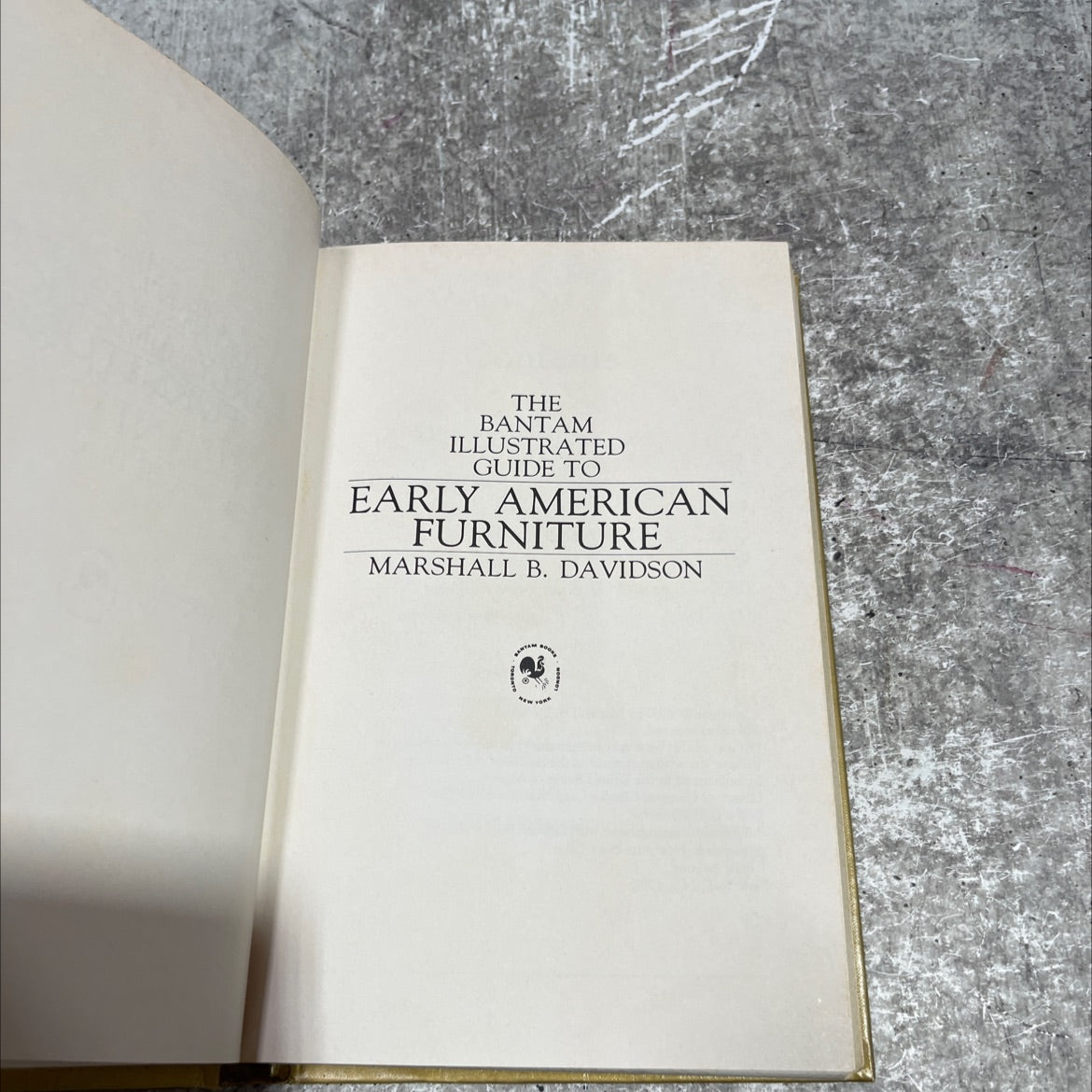 the bantam illustrated guide to early american furniture book, by marshall b. davidson, 1980 Hardcover image 2