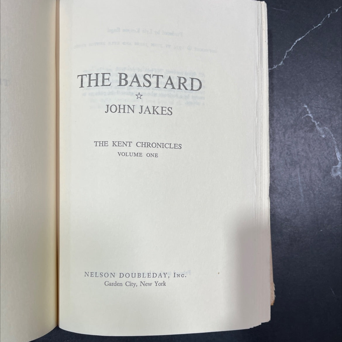 the bastard book, by john jakes, 1974 Hardcover image 2