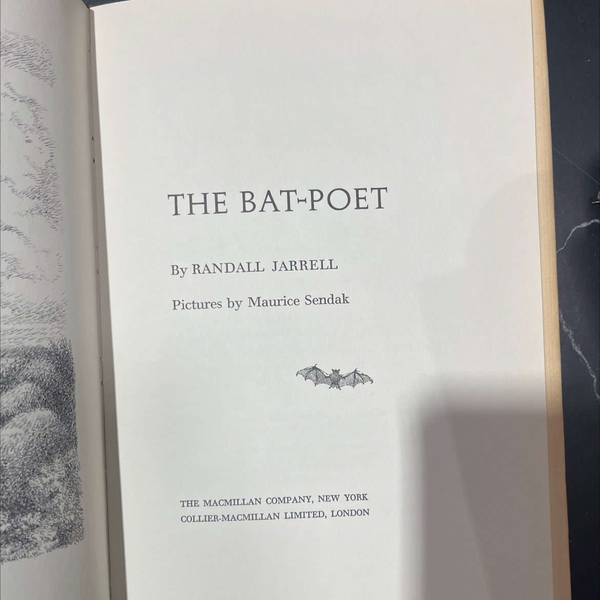 the bat-poet book, by randall jarrell, 1965 Hardcover image 2