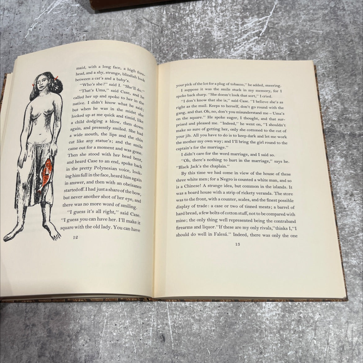 the beach of falesá book, by robert louis stevenson, 1956 Hardcover, Folio image 4