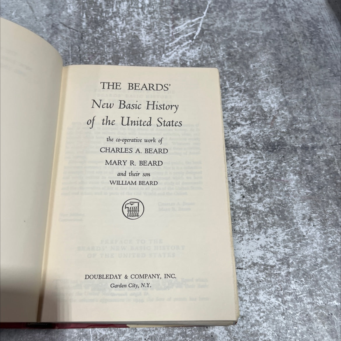 the beards' new basic history of the united states book, by charles a. beard, mary r. beard, william beard, 1960 image 2