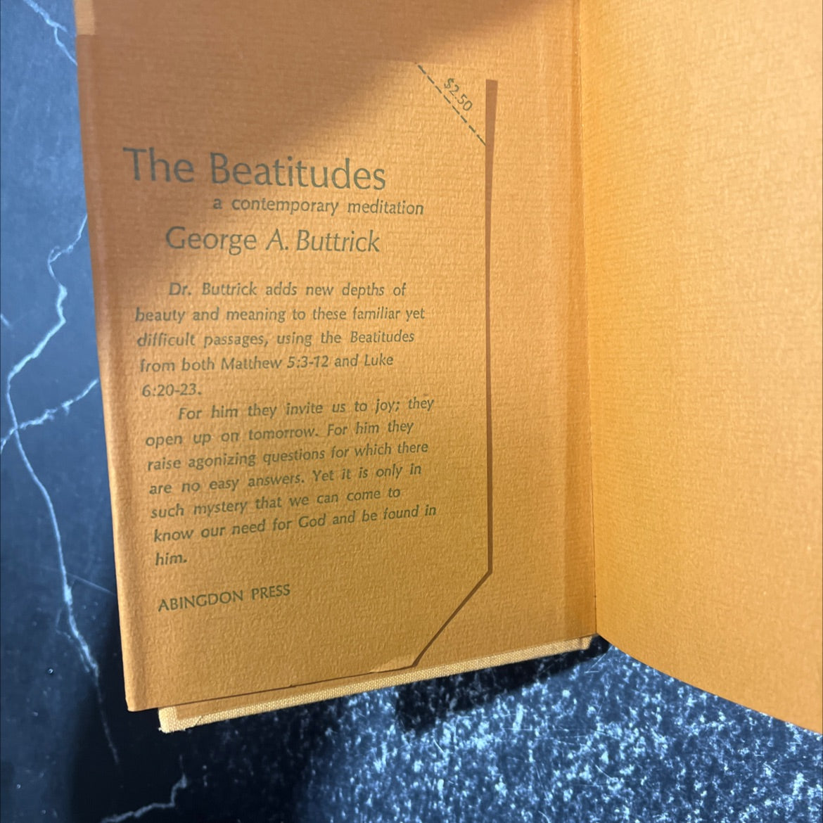 the beatitudes a contemporary meditation book, by george a. buttrick, 1968 Hardcover image 4