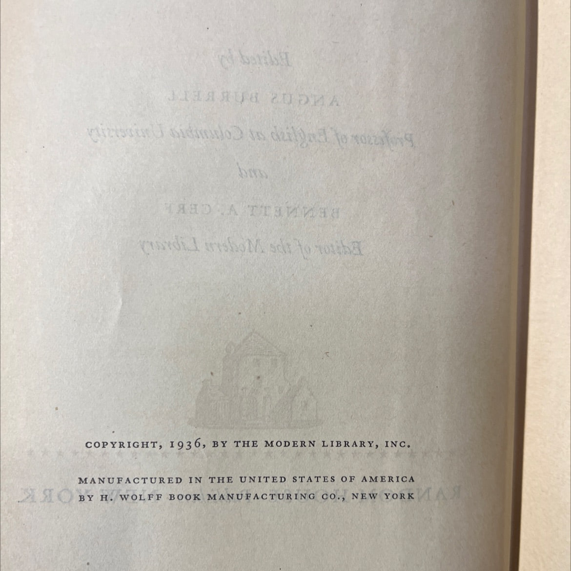 the bedside book of famous american stories book, by angus burrell, bennett a. cerf, 1936 Hardcover image 3