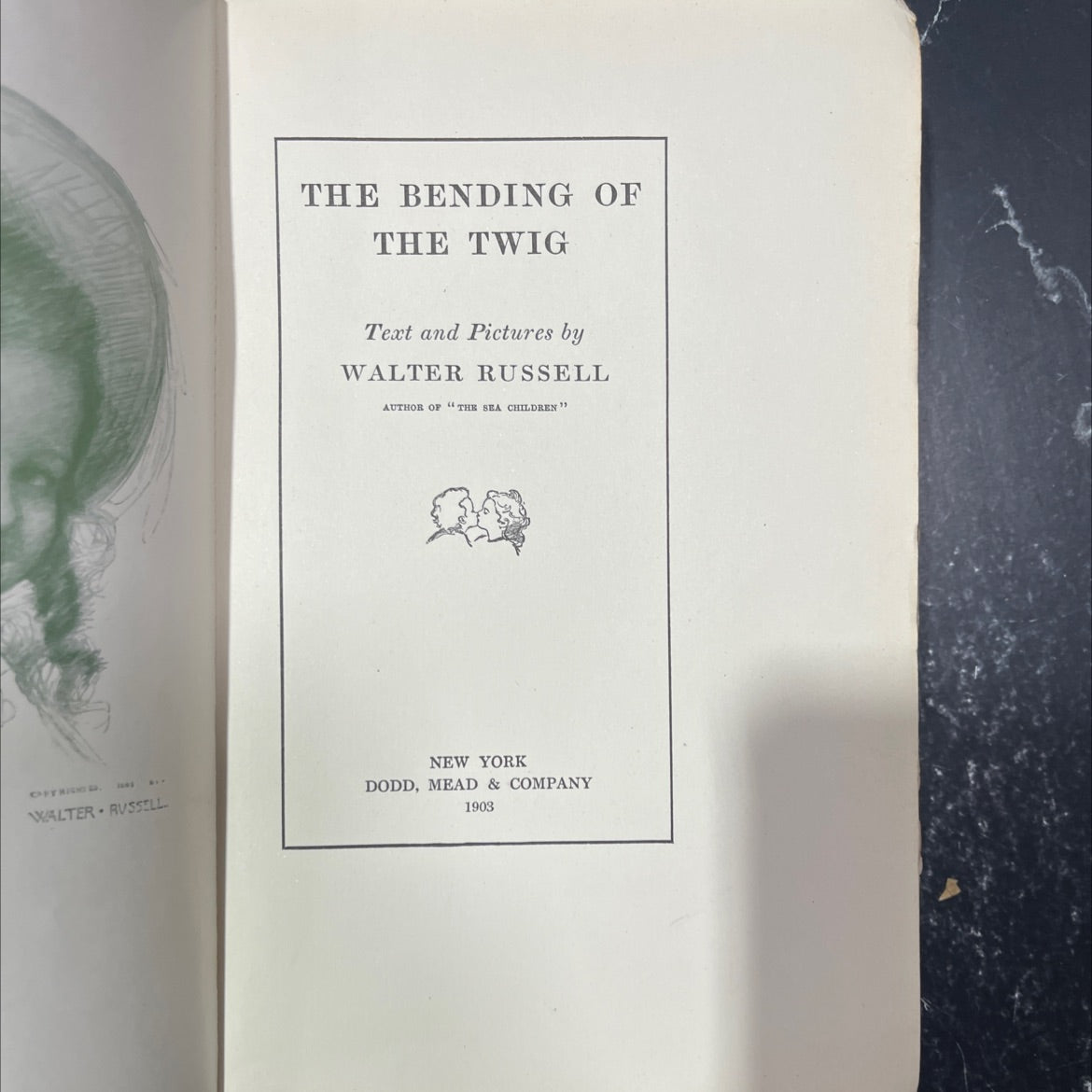 the bending of the twig book, by walter russell, 1903 Hardcover image 2