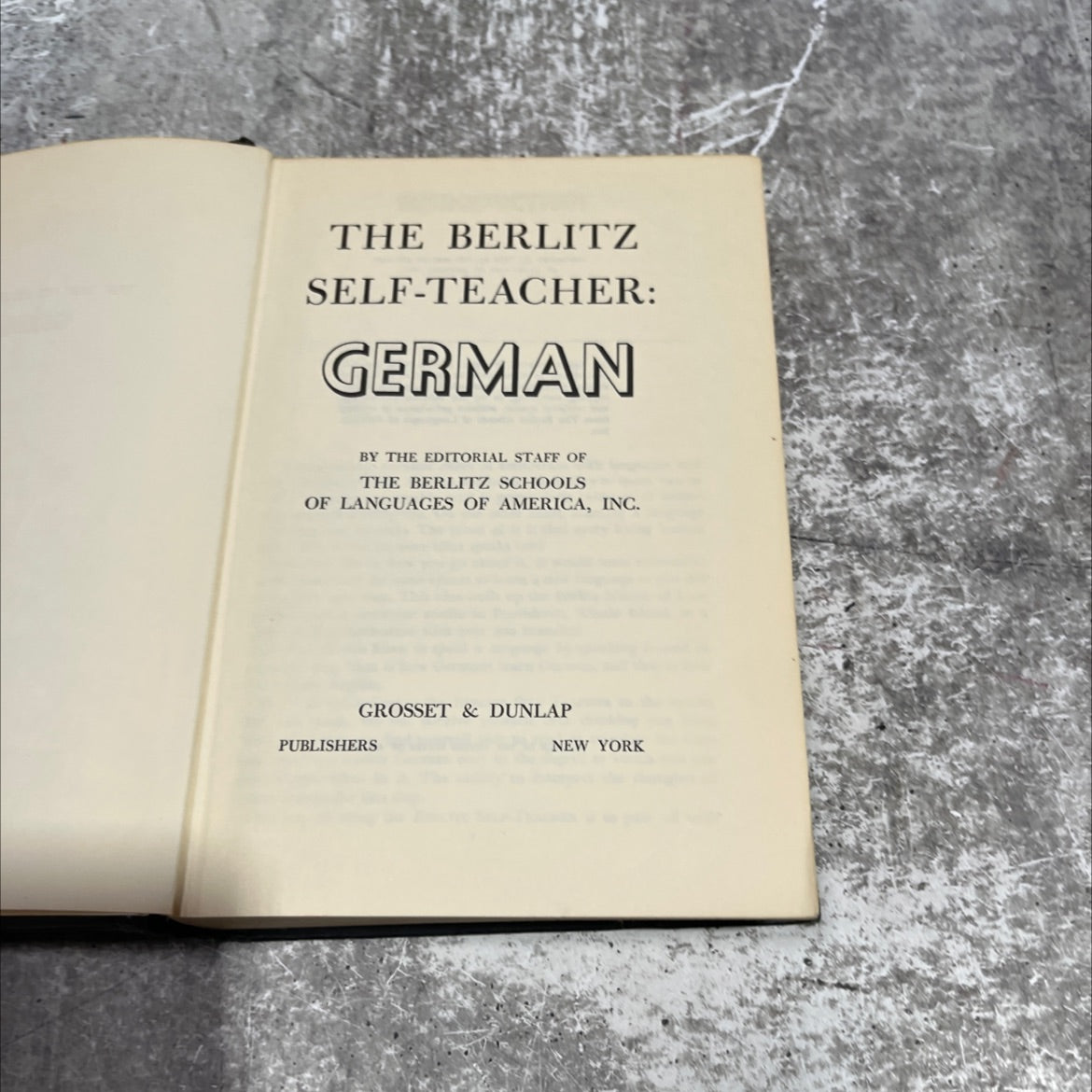 the berlitz self-teacher: german book, by editorial staff of the berlitz schools of languages of america, inc., 1950 image 2