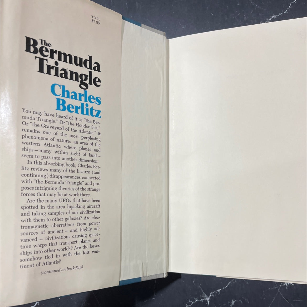 the bermuda triangle book, by Charles Berlitz, 1974 Hardcover image 4