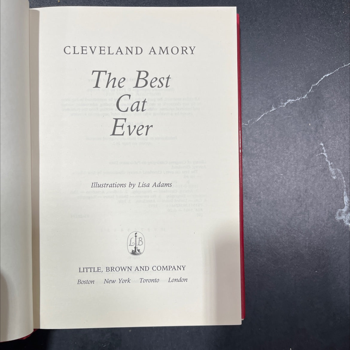 the best cat ever book, by cleveland amory, 1993 Hardcover image 2