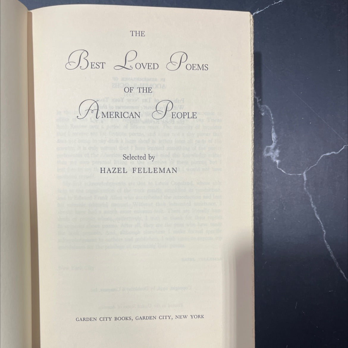 the best loved poems of the american people book, by hazel felleman, 1936 Hardcover image 2