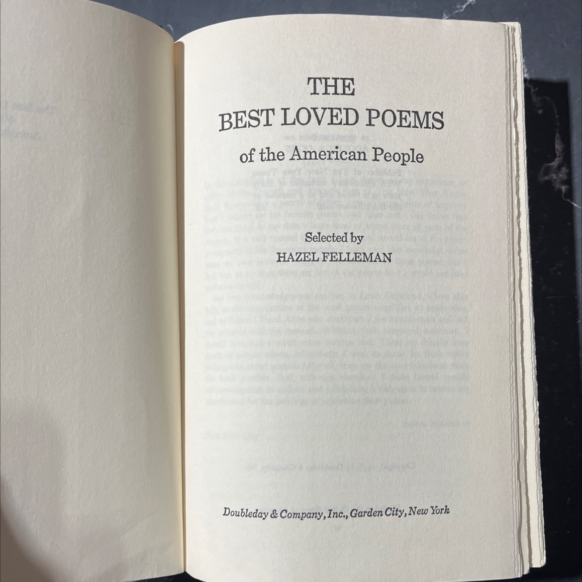 the best loved poems of the american people book, by hazel felleman, 1936 Hardcover image 2