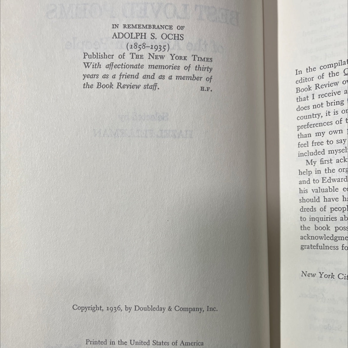 the best loved poems of the american people book, by hazel felleman, 1936 Hardcover image 3