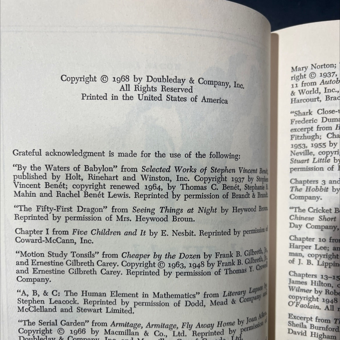 the best of both worlds book, by Georgess McHargue, 1968 Hardcover image 3
