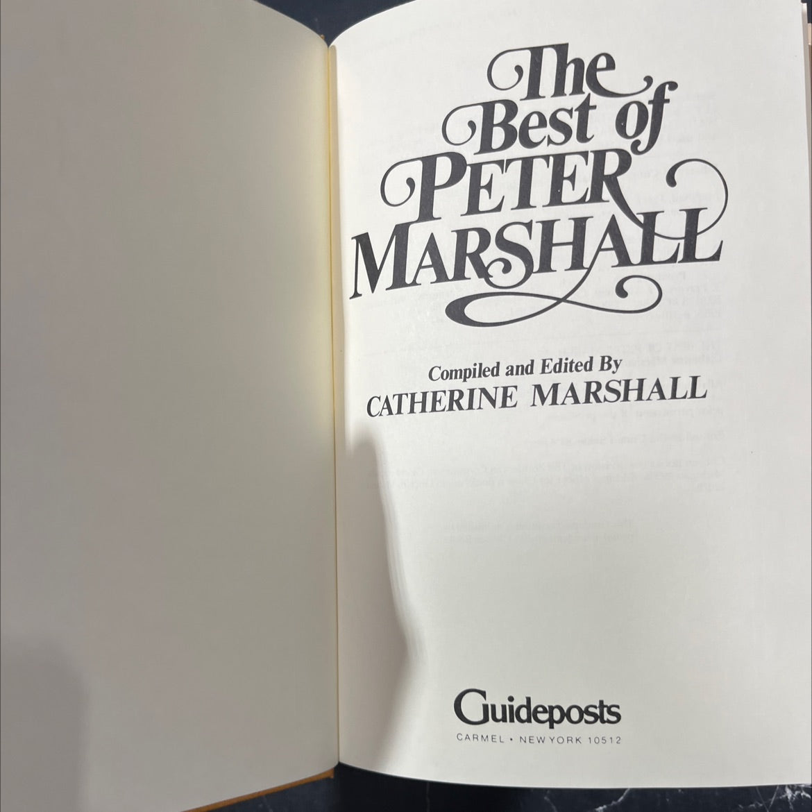 the best of peter marshall book, by peter marshall, 1983 Hardcover image 2